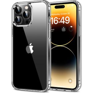 HOOMIL Case for iPhone 14 Pro Max 6.7-Inch, Non-Yellowing, Drop Protection, Anti-Scratch Transparent Hard Back Phone Cover - Crystal Clear