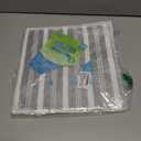 AIDEA Kitchen Towels, Absorbent Dish Towels for Kitchen, Soft Dish Cloth for Home, Multi-Purpose DishCloths for Household Cleaning and Drying, 11 x 11, 8 Pack (White/Grey)