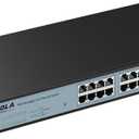 24 Port 2.5G Smart Web Managed Switch,24 x 2.5G Base-T Ports, 2 x 10G SFP+, Link Aggregation/QoS/VLAN/IGMP, 1U Mounted Multi-Gigabit Network Switch