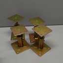 4Pcs House Jacks for Leveling Adjustable Jack Post 4.33" to 7" Height Range House Floor Jack for Temporary Support Floor Jacks for House