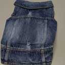 Dog Jean Jacket, Blue Denim Shirt Classic Lapel Vest Coat Costume Puppy T-Shirt, Comfort Tank Top Cool Apparel, Washed Pet Clothes for Dogs Boy Girl (Blue, X-Large)