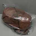 Dog Crate Cover 24 Inch Thickened Dog Kennel Cover Windproof Puppy Cage Cover with Mesh Windows on Both Sides Portable Crate Covers for Dogs Cages Fit for Indoor/Outdoor Use (Brown)