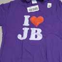 I LOVE HEART JB J.B. INITIALS MONOGRAM T-Shirt, Small