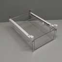 Large Fridge Drawer Organizer 14in-20in Upgradation Refrigerator Undershelf Drawer, Extra-Deep Storage Deli Meat, Cheese, Eggs, Fruit, Vegetable