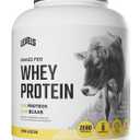 Levels Grass Fed Whey Protein Powder, No Artificials, 24G of Protein, Vanilla Bean, 5LB (5 Pound (Pack of 1)), Best By:  09/02/2027