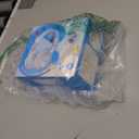 iClever BTH12 Kids Bluetooth Headphones, Colorful LED Lights Kids Headphones Wireless,74/85dBA Safe Volume,85H Playtime, Fast Charging, Bluetooth 5.2,Over Ear, Builtin Mic for iPad/Tablet/Airplane, Blue