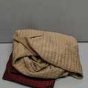 2 Pack Dog Hoodie Sweaters for Small Medium Dogs Warm Dog Clothes for Large Dogs Soft Waffle-Like Laminated Sweatshirt Bulldog (Brown+Wine Red, XL