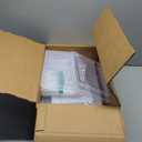 Thickened Clear Shoe Storage Organizer with Magnetic Door, Sturdy Stackable Shoe Boxes for Closet, Collapsible Space-Saving Shoe Rack for Sneakers & Boots, Plastic Shoe Cabinet Box Set, 6 Pack, White