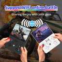 Newest R36MAX 4.5 Inch Retro Handheld Game Console,1024x768 IPS HD Screen,128G Built-in 22000+ Classic Game,Portable Open Source Linux System,4000mAh Battery with Arcade Joysticks*2 (Black)
