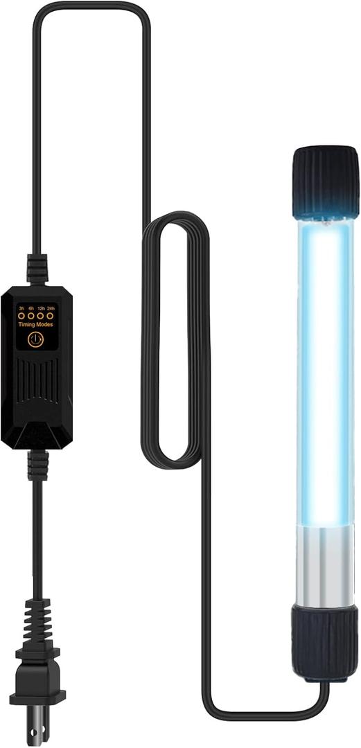 Aquarium U-V Filter Replacement Light Bulb for NQV-500/800/1200, Including 1 x 5W Light Bulb with Timer