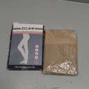 ZCLIKE Medical Compression Pantyhose Closed Toe Stockings for Women&Men 20-30mmHg All-Season Comfort Advanced Support for Varicose Veins Edema DVT (Beige), Size: M