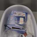 Portable Ionic Foot Bath Detox Machine - Detox Foot Spa System for Home, Ionic Detox Feet Spa Chi Cleanse with Professional Upgraded Durable Tub Basin, Two Arrays (16-Piece Set)