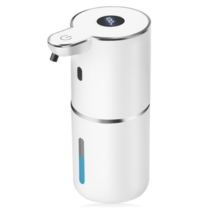 2 Pack Automatic Soap Dispenser,12.8oz/380ml USB Rechargeable Touchless Foaming Dispenser with Upgraded 2025 Smart Sensor,Wall Mounted for Bathroom Kitchen,White P18 Dish Soap Dispenser