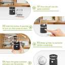 Portable Cordless Electric Pill Crusher - Wodvalt Pill Crusher Fine Powder for Elderly, Battery Operated Pill Grinder for Multiple Pills, Small and Large Medication and Vitamin Tablets