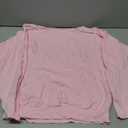 Cakulo Womens Off The Shoulder Sweater Batwing Long Sleeve Casual Knit Tops 2026 Lightweight Pullover Sweaters Pink L
