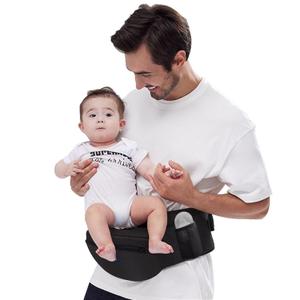 Baby Hip Carrier,Adjustable Extended Waistband with Various Pockets-Ergonomic,Toddler Carrier for Newborns & Toddlers up to 45lbs(Black)