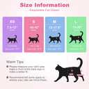Disposable Cat Diapers, 40 Count Perfect for Both Male and Female Cats, for Elderly, (M) Incontinent, or Post-Surgery Cats and Dog Leak-Proof, Super Absorbent & Hypoallergenic Pet Diapers