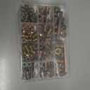 1/4-20, 5/16-18, 3/8-16 Threaded Inserts, Wood Inserts, Steel Threaded Inserts for Wood Furniture Screw, HELIFOUNER 143 Pieces 1/4"-20, 5/16"-18, 3/8"-16 Threaded Inserts Kit with Hex Wrench