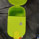 Single Serve One Cup Coffee Maker, for K Cups and Grounds, Mini Coffee Maker with Portable Handle, 6 to 12 Oz Brew Size, for Travel, Camping, Office, RV and Dorm, 120V, Lime Green