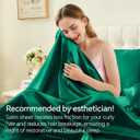 BEDELITE Satin Sheets Queen Size Bed Set, Luxury Soft Dark Green Sheets for Hair and Skin, Similar to Silk Bed Sheets Set 4 Pieces with 1 Deep Pocket Fitted Sheet, 1 Flat Sheet, and 2 Pillowcases