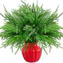 Bessny Christmas Norfolk Pine Branches - Set of 6 Artificial 18-Inch DIY Crafts for Xmas Indoor and Outdoor Home Decor.3