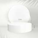 Round Mannequin Display Pedestal Stands 23.6x5.9in, Bridal Shop Cylinder Plinth Raiser, Wedding & Party Decoration - Platform Base for Jewelry Display- Round Stage Platform for Events