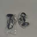 Amazon Basics Curtain Rod Ceiling-Mount Bracket for Room Divider, Set of 2, Black