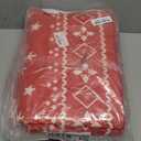 Drydiet Christmas Area Rug 5' x 7' Washable Rugs for Living Room Decorative Indoor Rug Holiday Decor Xmas Non Slip Carpet for Bedroom Kitchen Office (Snowflake and Christmas Tree)