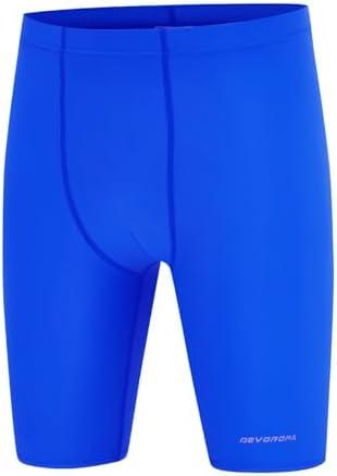 Willit Boys' Swim Jammers Youth Swimsuit Quick Dry Athletic Swimming Shorts UPF 50+ Blue M