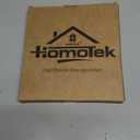 HOMOTEK 4 Pack 2-3/4 Inch Square Recessed Sliding Closet Door Finger Pulls, Diameter 2-3/8 Inch(60mm) Stainless Steel Flush Handles for Pocket Door, Bypass Barn Drawer Pulls(Black)