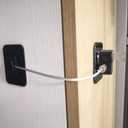 YEYA Upgraded Refrigerator Locks 4 Pack, Baby Proof Cabinet Locks with Keys, Safety Cabinets Door for Toddler