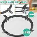 Hiorucet W10216179 Cast Iron Wok Ring, Wok Support Ring for Gas Stove GE, KitchenAid, Kenmore, Jenn-Air, Whirpool Gas Range Parts, Non Slip Wok Burner Rings Pan Stand Round Rack Holder Accessories.
