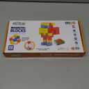 Magnetic Blocks,1.42 inch 32pcs Large Magnetic Building Block for Toddlers 3 4 5 6 7 8 Year Old Boys Girls Color Magnet Cubes Learning Toys for Kids 1-3 Sensory Toys Age 4-8 Christmas Birthday Gifts