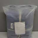 MooMee Bedding Duvet Cover Set 100% Washed Cotton Linen Like Textured Breathable Durable Soft Comfy (Heathered Blue, Palatial King/Oversized King 120"x98")