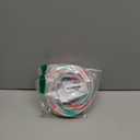 Glooglitter Thick Christmas Candy Cane Rope Light 0.4" Diameter, 33 ft 200 LED Candy Lights 8 Modes Waterproof Multicolor Lights for Garden Xmas Tree, Indoor Outdoor Christmas Decoration (White)