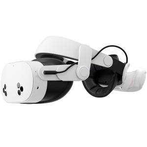 ANNAPRO A3 Max Battery Head Strap for Meta Quest 3/Quest 3S, 20W Fast Charging 10,800mAh Magnetic Battery, Ultimate Comfort & Extended Playtime Compatible with Quest 3S/3 Accessories, White