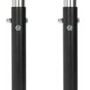 2 PCS Adjustable House Jacks Post for Leveling, 19"- 36"(1'7"-3') Floor Joist Support Jack for Basement and Crawl Space, 4400 lbs Max Load Capacity(Each), Galvanized Steel, Black