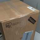 IRIS USA 19 Qt Stackable Plastic Storage Bins with Lids, 6 Pack - BPA-Free, Made in USA - See-Through Organizing Solution, Latches, Durable Nestable Containers, Secure Pull Handle - Clear/White