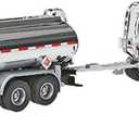 International, Red 7600 DBL Tanker (7600 Tank Truck with Trailer)