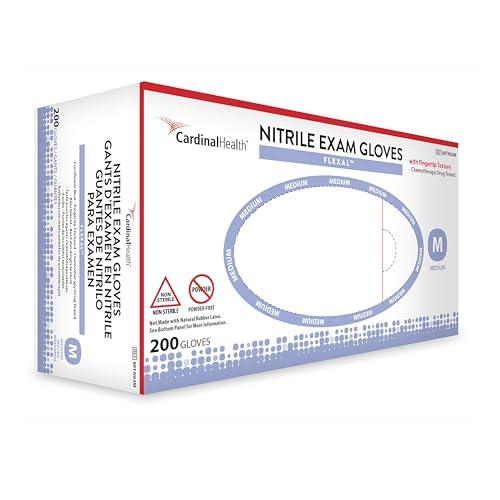 Cardinal Health Flexal Nitrile Exam Gloves- Small, Box of 200