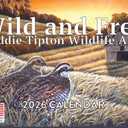 Wildlife Animal Calendar 2026 By Eddie Tipton Monthly Wall Calender 12 Month | American Made In The USA