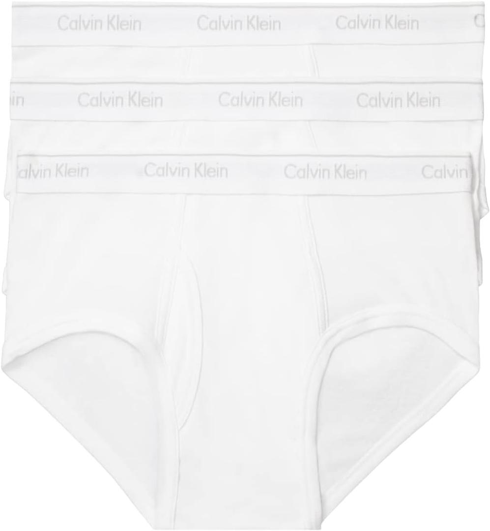 Calvin Klein Men's Cotton Classics 3-Pack Brief (Large)