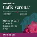 Starbucks K-Cup Coffee Pods, Dark Roast Hot or Iced Coffee, Caff Verona, 24 Keurig Pods (EXP 02/19/27)