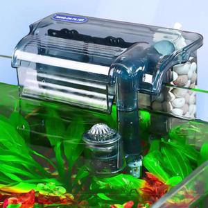Aquarium HOB Fish Tank Filter for 10-20 Gallon with Surface Skimmer, Hang on Back Filter for Efficient and Silent Operation(Upgraded CM-268), 79GPH(300L/H), 3W, 1 Pre-Filter Sponge, 1 Filter Pad