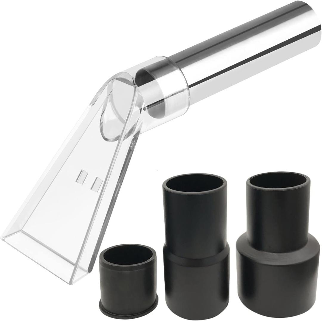 Happy Tree Universal Fit All Shop Vacs with 2-1/2" and 1-7/8" and 1-1/4" Adapters Wet-Dry Extraction Accessory for Upholstery & Carpet Cleaning and Auto Detailing, Shop Vac Extractor Attachment, Smal