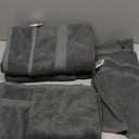 Utopia Towels 8 Piece Premium Towel Set, 2 Bath, 2 Hand, and 4 Wash Cloths, 600 GSM 100% Ring Spun Cotton, Highly Absorbent Towels for Bathroom, Gym, Hotel, and Spa, Grey