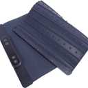 Electric Heating Tray, Rapid Silicone Roll Food Heating with 3 Feast Temperature (Dark Blue)