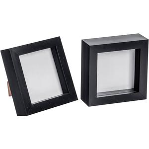 3D Deep Box Photo Frame- 6" x 6, Packk of 4