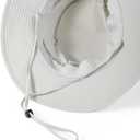 VOBOOM Sun Hats for Men Women Breathable Wide Brim Summer UV Protection Fishing Cap (Gray)