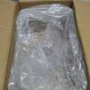 2 PCS Ice Bin with Scoop and Tong, Ice Bucket with Pull-out Handle for Freezer, 2 Sizes Clear Plastic Ice Container for DIY Drink Summer Party, 12.2 x 6.9 x 4.3 in, 12.2 x 4.9 x 4.3 in